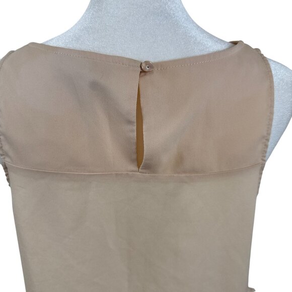 Anthropologie Moulinette Soeurs Embellished Feather Trim Sleeveless Top - Picture 7 of 9